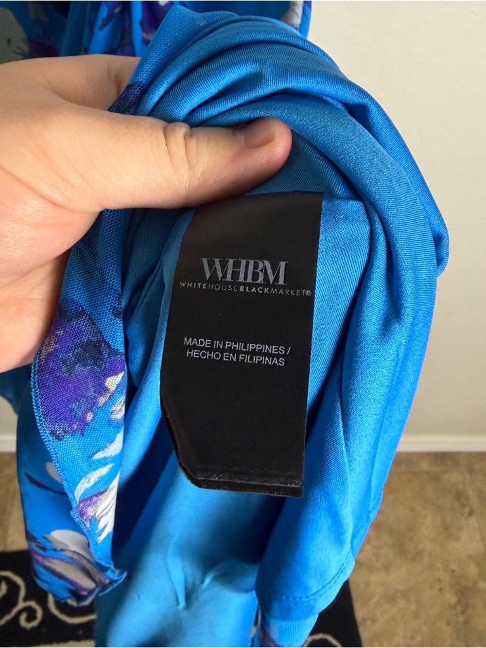 WHBM White House Black Market Sleeveless Floral Shirred Mesh Midi Dress 6 NWT - Picture 13 of 14